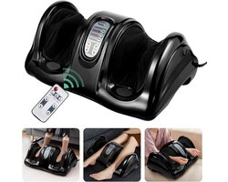 Good4You Shiatsu Voetmassageapparaat - Voor Voeten, Benen, Kuiten - Rolling Massage - Met Afstandsbediening - Zwart