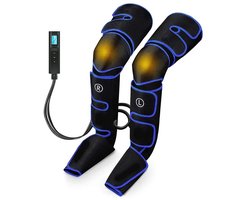 Grokos - Beenmassage - Massage - Professioneel Beenmassage - Voetmassage - Apparaat Bloedsomloop - Recovery Boots - Voet Massage - Vermoeide Benen - Shiatsu - Luchtcompressie - Bloedsomloop - Blauw