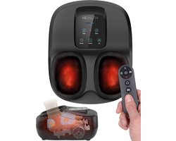 Health Bay® ComfortPress - Voetmassage Apparaat - Shiatsu & Luchtcompressie - Voetmassage Apparaat Bloedsomloop - Verwarming & Instelbare Intensiteit