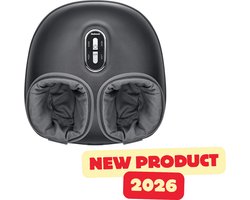 HOB Voetmassage Apparaat – Shiatsu Voetmassage met Luchtcompressie en Warmte – 3 Massagestanden – Diepe Spierontspanning Pijnverlichting en Betere Bloedcirculatie – Automatische Timer