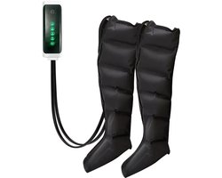 House of Balance Luchtcompressie Beenmassage – Air Compression Leg Massager voor Voet, Kuit & Dij – Luchtcompressie Massage Laarzen - 6 Airbags - 3 Modi & Intensiteiten - Verbeterde Circulatie - Massage aparaat
