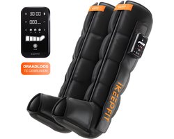 iKEEPFIT Professionele Air Recovery Boots Draadloos - Voetmassage & Beenmassage Apparaat - 5 Massage-Modi - Bevordert Bloedcirculatie - Vermoeide Benen - Spier Herstel & Lymfedrainage - Compressieboots - Voeten & Been Massage - Compressie Laarzen
