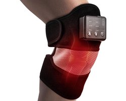 Knie Massage Apparaat - Rood Lichttherapie Met Vibratie En Verwarming - Infrarood Massageapparaat - Kniebrace Massager voor Pijnbestrijding & tegen Gewrichtspijn – Schouder