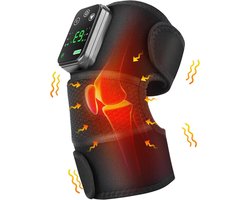 Knie Massager met Warmte en Trilling, Verwarmingskussen voor Knie Schouder Elleboog, Verwarmde Kniebrace voor Artritis met Massage