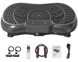 LeeuwenChoice® Vibratieplaat Met 99 Intensiteitsniveau's - Fitness Apparaat Voor Thuis - Massage Door Vibratie - Spierherstel Massage - Sport Apparaat