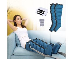 Luchtcompressie Beenmassager met 6 Holten voor Lymfedrainage en Ontspanning