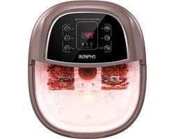 Luxe Voetbad – Voetenbad met Massage – Zwembad – Zout – Voetenbadjes - Instelbare Tenperatuur – Shiatsu Rollers – 3 Massagemodi – PTC Verwarming – Wielen