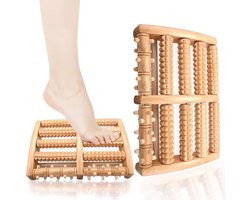 Massage Apparaat Premium Voetmassage Roller Hout Hielspoor Massage Plantaire Fasciitis Voetreflexzone Houten Voor Thuis Kantoor 2 Stuks
