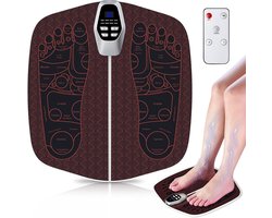 Massage apparaat - Voet massage apparaat - Voetmassage apparaat neuropathie - voetmassage apparaat met bediening - Plantaire fasciitis - Artritis - Oplaadbaar - Tens apparaat - Bloedsomloop - Pijnverlichting - Met 8 standen en 32 intensiteits