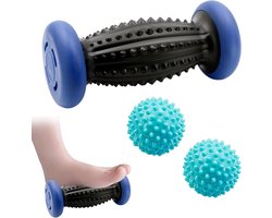 Massage Apparaat Voetmassage Roller Igelball Voetmassage Fascinaroller Voet Hiel Spoor Voetroller Plantaire Fasciitis Ontspanning Pijn Paars