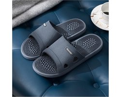 Massage Slippers met Acupressuur Voetreflexologie voor Heren en Dames - Open Teen en Stevige Ondersteuning