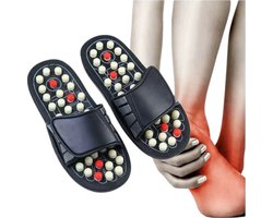 Massage Slippers - Reflexologie massage slippers - Voetmassage Apparaat - Maat 40 t/m 41 Plantar Fasciitis Massager - Acupressuur Massager