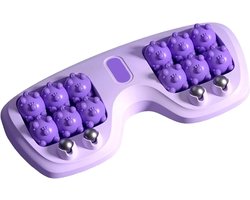 MDUG Grote magnetische voetmassageroller - Paars - Verlicht hielspoor en pijn - Kattenpootvormig voor diepe acupressuurmassage - Draagbare voetmassager - Geschikt voor thuis, op kantoor en op reis