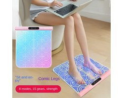 Microstroom Voetmassageapparaat – Oplaadbare Spierstimulator voor Pijnverlichting, Ontspanning en Verbeterde Bloedcirculatie | Draagbaar met Timer voor Thuis en Kantoor