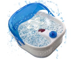 MKSS® Voetenbad - Voetband - Voetmassage Apparaat - Wit en Blauw