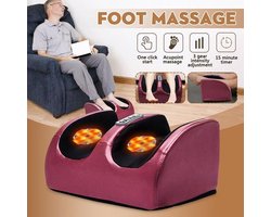 Multifunctionele Voet Massager Elektrische Verwarming Kneden Voet Warming Therapie Massage Apparatuur voor Home Office Relax