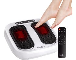 Nexxt Been- en Voetmassage Apparaat voor Thuis met 20 Snelheden - Shiatsu Massagekussen voor Ontspanning – Automatische en Handmatige Modus – 30W