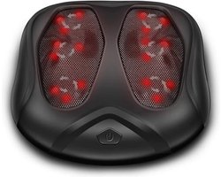 Professioneel Voetmassage Apparaat – Elektrisch – Met Infraroodverwarmtefunctie – voor Plantaire Fasciitis – Bloedsomloop – Shiatsu - Zwart