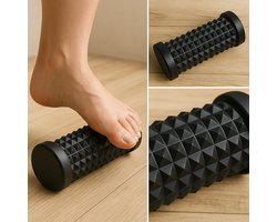 Professionele Voetmassage Roller - Ontspanning, Stimulatie, Pijnverlichting - RI-Design - Zwart