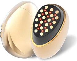 Radiofrequentie gezichtsverzorgingsapparaat, dat EMS- en RF-technologie combineert - 2 modi en 3 microstroomniveaus - Geschikt voor rimpelverwijdering, anti-aging en huidversteviging - professionele huidverzorging.