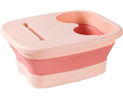 Riverwell siliconen voetbad - opvouwbaar voetenbad - massage emmer - voetdompelbad met massagerollen - spa-zwembad voor stressvermindering