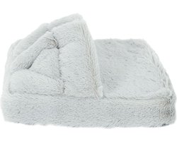 Sensly - trillende massagepantoffels grijs