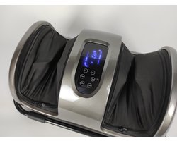 Shiatsu Voetmassage Apparaat - Verschillende Massagekoppen - Warmtefunctie - Donkergrijs