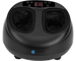 Shiatsu Voetmassage Apparaat - Voetmassage - Infrared Massage - Compressie Massage - Stimuleert Bloedcirculatie - Verwarmde Massage - Kleur: Zwart - Merk: BX Fitness®