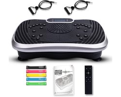 SNJY® Trilplaat Fitness - Trilplaat voor Benen Bloedsomloop - Voetmassage Bloedcirculatie - 220 V - Zwart