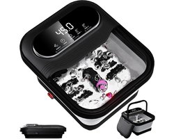 SNJY® Voetenbad - Voetbad Massage - Voetmassage Apparaat - 31L x 26B x 23.5H cm - Zwart/Wit
