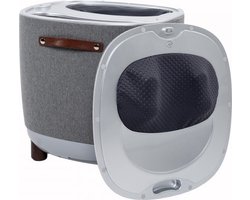 Taurus Wellness Voet Massage Kruk grijs - hocker - poef - verwarmd - shiatsu - compressie
