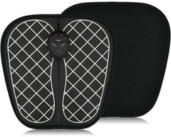 TechU™ Voetmassageapparaat M6 met EMS Therapie – Zwart – 6 Standen – Elektroden Impulsen