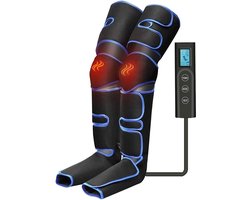 Verkoop Nederland® - Voet Luchtdruk Been Stimulator - Draadloos - Oplaadbaar - Bevordert De Bloedcirculatie - 6 modi: Auto, Been, Voet, Pers, Knijpen - Relax Massage - Body Massager - Spier Ontspanning - Lymfedrainage Apparaat - 360 °