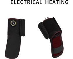 Verwarmde Knieband met Warmte – 5V-Heating Draadloze Elektrische Warmteband voor Enkel en Pols, Oplaadbaar voor Pijnverlichting