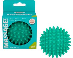 Vital Feet Massagebal 8 cm – Triggerpoint Oefenbal voor Voetmassage – Middelhard – Massageapparaat ideaal voor grotere Spieren & Zenuwbanen oppervlakte - o.a. goed te gebruiken bij hielspoor