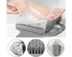Voetborstel met Zuignappen voor Douche - Reiniging & Massage - Eelt Verwijderen