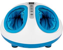 Voetmassage apparaat - 3 Massageprogramma’s - Warmtefunctie - Compressie Voetmassage - shiatsu Voetmassage - Fashion Blauw
