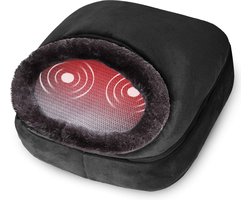 Voetmassage Apparaat Bloedsomloop - Voetverwarmer Elektrisch - Warmte Kussen met 5 Massage modes - Voet Massage Met Afstandsbediening - Rugmassage apparaten - Zwart