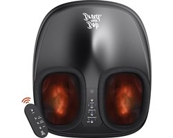 Voetmassage apparaat met warmte functie - Shiatsu kneading voet massager - Elektrische voet massager met afstandsbediening - verlicht vermoeide voeten - grote geschenken. Voetmassage apparaat