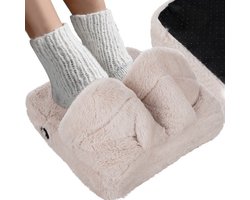 Voetmassage Apparaat - Voet Massage Fleece Pantoffels - Draadloos - Op Batterijen