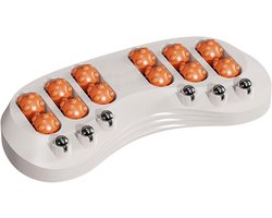 Voetmassage apparaat-voetmassage apparaat bloedsomloop-Voetmassageroller - Reflexologiebord Voetmassageroller - Diepe weefselmassageroller voor spierpijn, hielpijn, stressverlichting, neuropathie, reflexologie-instrument - Oranje - 30x14x4,4cm