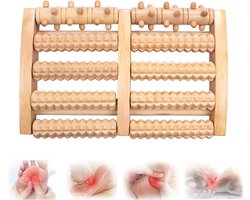Voetmassage apparaat - Voetmassage Apparaat van Hout - Massager voor Voeten - Voetmassage roller - Pijn en Plantaire Fasciitis, Massage Tools voor Vrouwen en Mannen