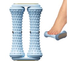 Voetmassage apparaat - Voetmassage roller - Voetroller - Bloedsomloopbevorderende voetmassage - Geschikt voor fitness, ontspanning en sportherstel - Blauw