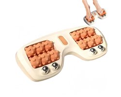 Voetmassage apparaat- Voetmassage roller - Voetroller - Circulatiebevorderende voetmassage - Massagebal - Voetmassageapparaat voor ontspanning en herstel - Oranje