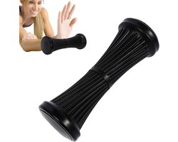 Voetmassage apparaat - Voetmassage roller - Voetroller - Circulatiebevorderende voetmassage - Spierherstel en ontspanning - Voetmassager voor thuis, in de sportschool en tijdens het sporten - Zwart