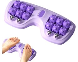 Voetmassage - Voetmassage apparaat- Voetmassage roller - Voetroller - Massagebal - Circulatiebevorderende voetmassage - Voetmassageapparaat voor ontspanning en herstel - 29*15*5cm - Paars