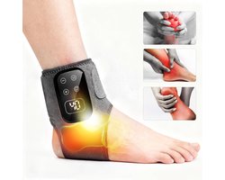 Voetmassager - Draadloze voetmassager met 3 standen en 5 warmteniveaus - Voetwarmer met massager voor enkel-, hiel-, voetzool-, voetboog-, achillespeesontsteking en plantaire fasciitis