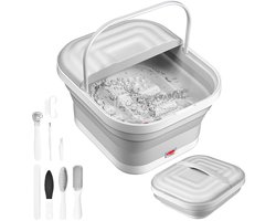 Waves - Voetmassage apparaat - Voetbad - Pedicureset electrisch - Voetmassage roller - Pedicure set - 45 graden - Verwarmde rollers