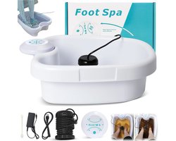 Wentink mo Voetmassage - Spa Bad Machine - Mini voetbad - Ontgiften Gezondheidstherapie