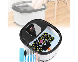 White-Label® Voetenbad - Voetband - Voetmassage Apparaat - Wit met Zwart